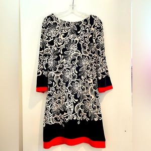 ELIZA J.  Lightweight cocktail dress, so classy Jackie O’ would have worn it!